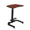 Brody Adjustable Desk Brody SitStand Desk, Cherry, 20" D X 29.44" H, 26" W X Melamine Laminate, Cherry 1900CH - alternate 1